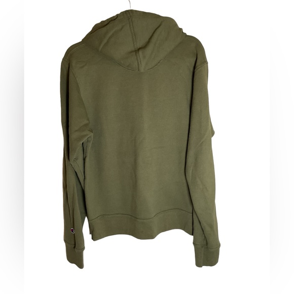 Champion Mens Hoodie, Powerblend, Fleece Striped Sweatshirt - Picture 2 of 2